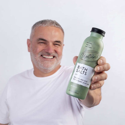 Bath Salts with Epsom, Sea + Himalayan Pink Salt