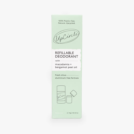 Refillable Deodorant with Macadamia + Bergamot