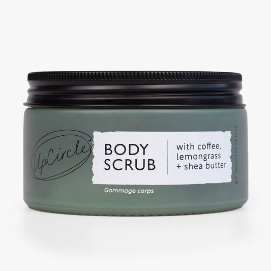 Body Scrub with Coffee + Lemongrass