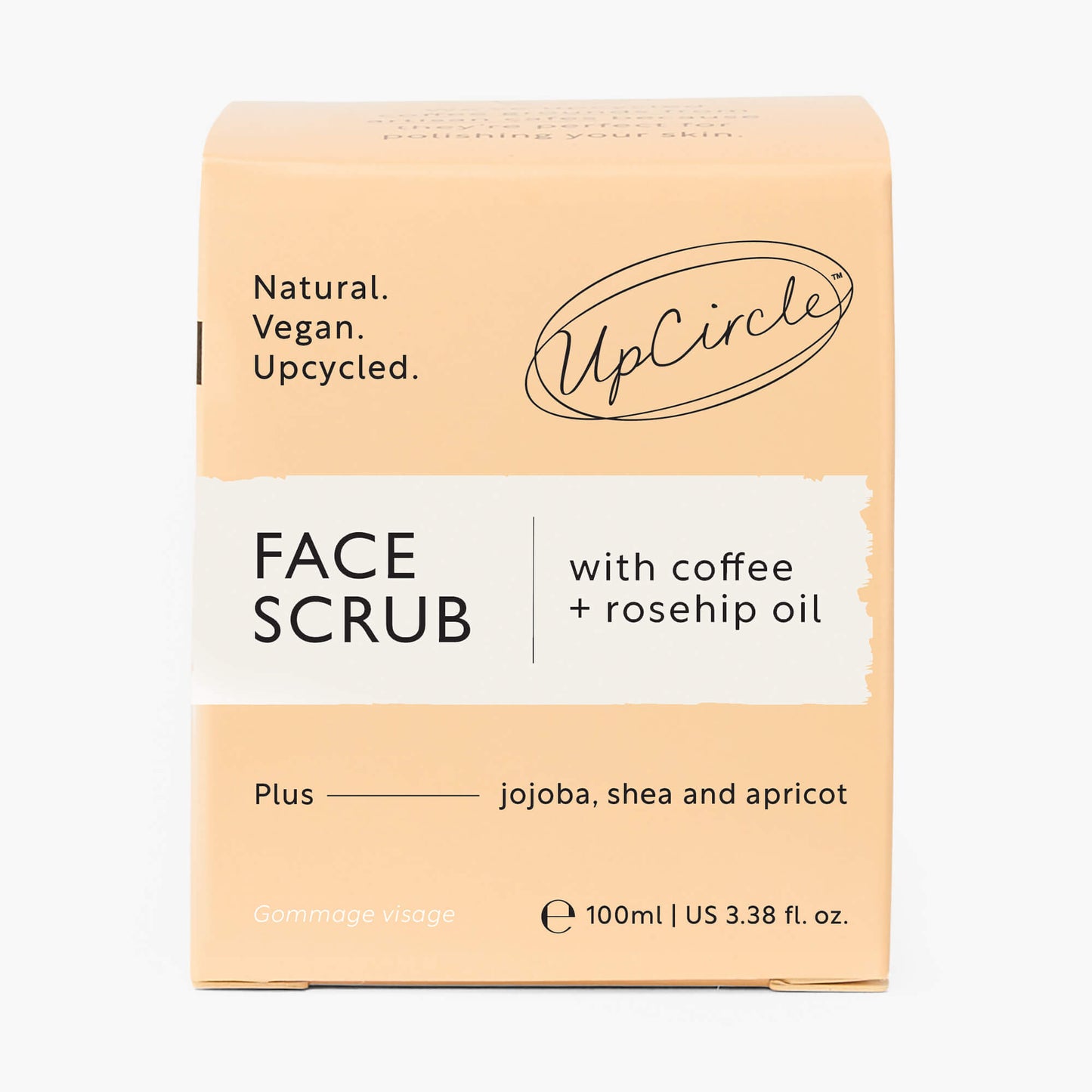 Face Scrub with Coffee + Rosehip Oil