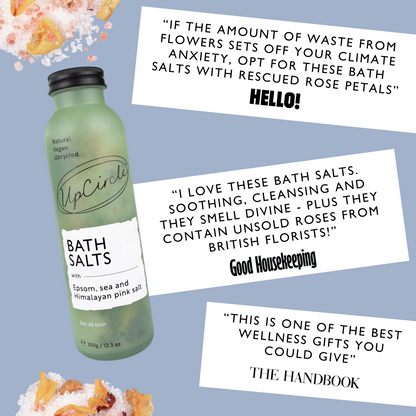Bath Salts with Epsom, Sea + Himalayan Pink Salt